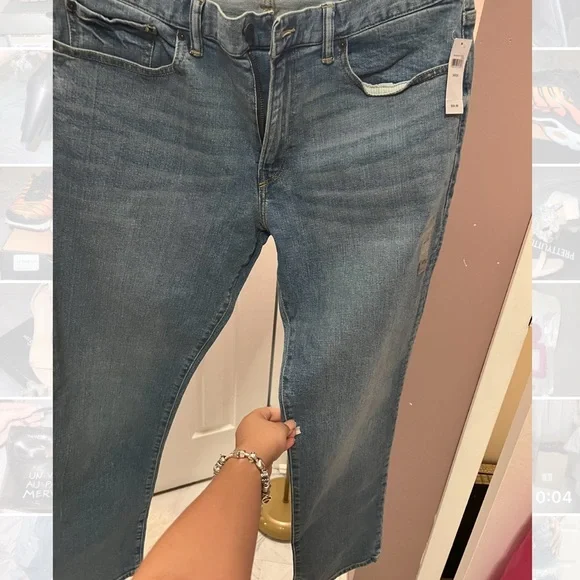 Mens solid blue jeans - Picture 3 of 3